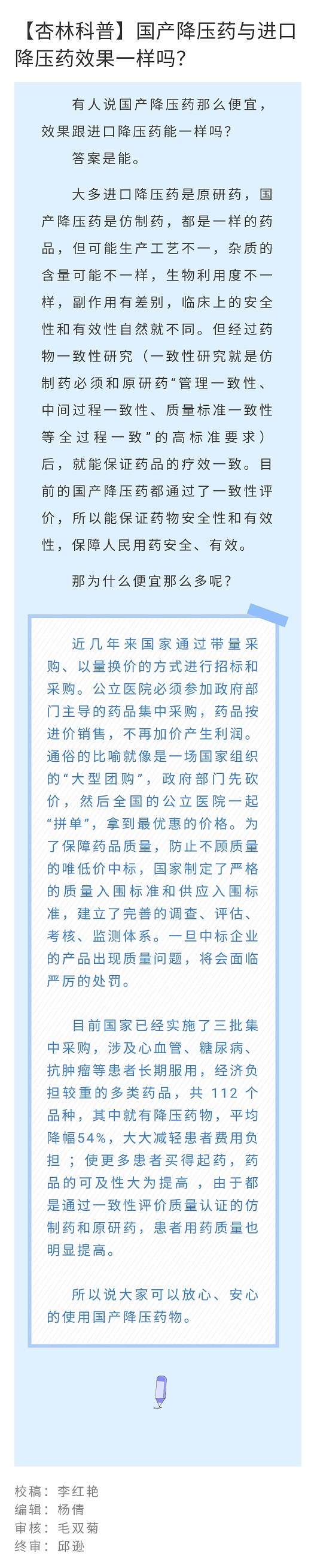【杏林科普】国产降压药与进口降压药效果一样吗？ 大理州中医医院.jpg