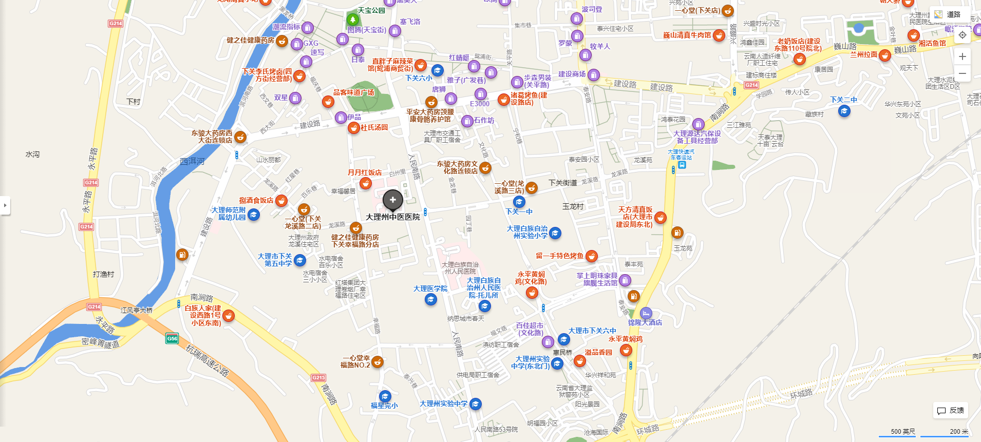 医院所处地理位置